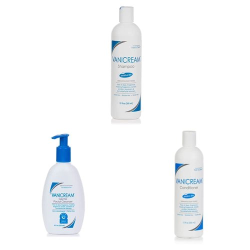Vanicream Shampoo + Conditioner + Gentle Facial Cleanser Bundle