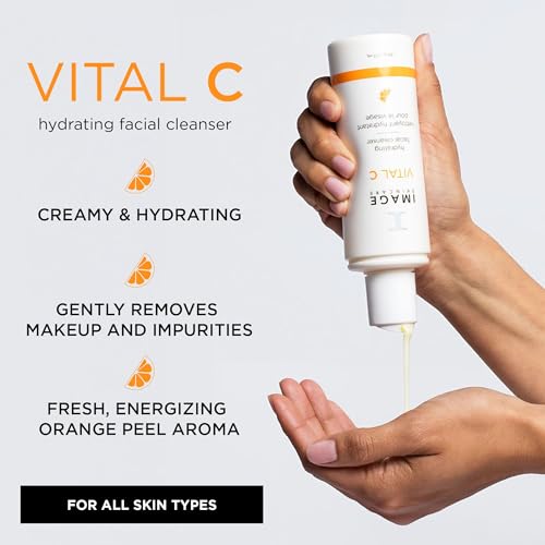 IMAGE Skincare, VITAL C Hydrating Facial Cleanser, Gentle Face Wash with Vitamin C, E and A