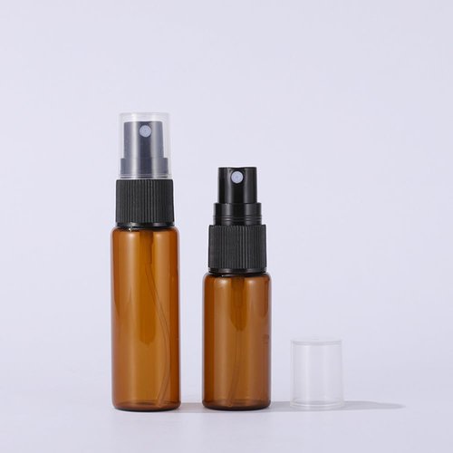 Sanyangboli 12PCS 15ML/0.5OZ Amber Glass Spray Bottle Perfume Bottles Sold Empty Fine Mist Spray Perfume Facial Water Container Cosmetic Jars for Cosmetic Packing