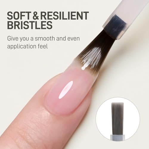 GAOY Glossy Gel Top Coat for Gel Nail Polish, 16ml Glassy No Wipe Clear Finish, High Gloss Varnish for Long Lasting UV Gel Nail Art DIY