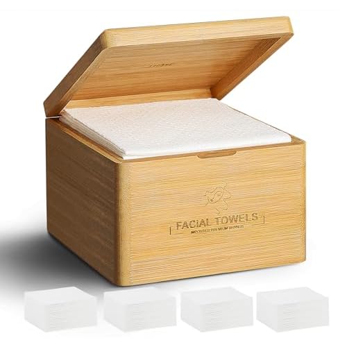 Clean Facial Towels,1 Box with 240 Ct Disposable Face Towels - Premium Facial Cleansing Cloths & Towelettes, Perfect for Skincare Routine - Biodegradable, Travel-friendly, and Eco-friendly