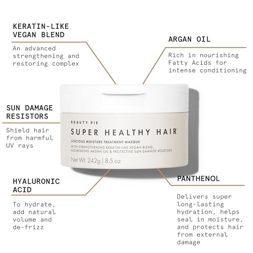 Beauty Pie Super Healthy Hair Luscious Moisture Hair Mask For Hydrating, Softening & Repairing Damaged Locks