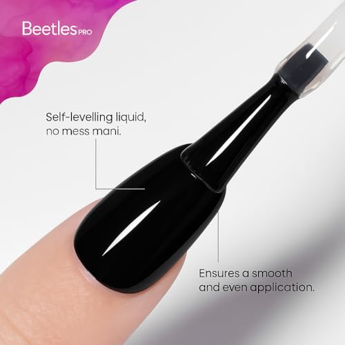 Beetles Pro Gel Top Coat? 20ml Each, High Glossy & Long-Lasting up to 28 Days ? Soak-Off Non-Yellowing Strong Coverage Gel for LED/U V Lamps, Professional Salon Manicure