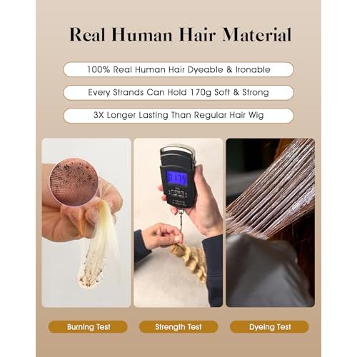 613 13x6 Lace Front Wig Human Hair 20 inch Blonde Deep Wave Wig 100% Real Human Hair 220 Density 613 HD Transparent Lace Frontal Wig No Synthetic Blend Wet and Wavy Curly Wig Triple Lifespan