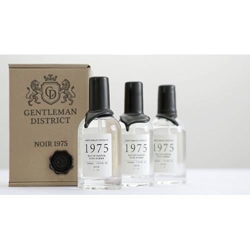 1975 Noir Eau de Parfum for Men, 3.4 fl oz, Black Tea and Cedar Wood Fragrance