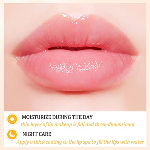 8 PCS Bee Lip Balm Lip Mask Honey Pot, Propolis Lip Mask Overnight Moisturizing Lip Balm with Stick, Lip Sleeping mask Hydrating Prevention Dry & Cracked,Reduce Lip Lines Scrubs Exfoliato