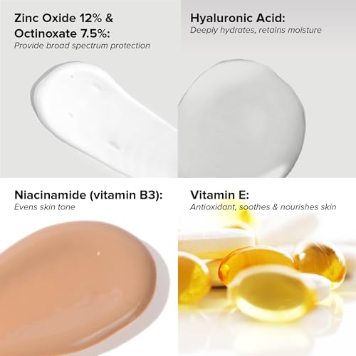 DRMTLGY Anti-Aging Tinted Moisturizer SPF 46 ? Sheer Face Sunscreen & Lightweight Makeup with Broad Spectrum UV Protection ? Hydrating Skin Care & Face Moisturizer ? 1.7 oz