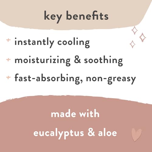 The Honest Company Honest Mama Chill Mama Soothing Jelly Cooling Formula for Itchy Dry Growing Belly Aloe and Eucalyptus Infused 4 fl oz