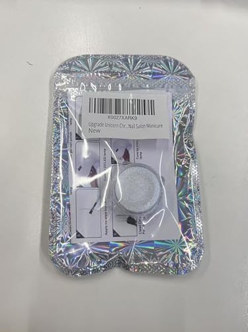 Upgrade Unicorn Chrome Nail Powder - 2025 Aurora Unichrome Mermaid Aurora Nail Powder Pigment Pearlescent Nail Art Glitter Decoration for Home DIY Nail Salon Manicure