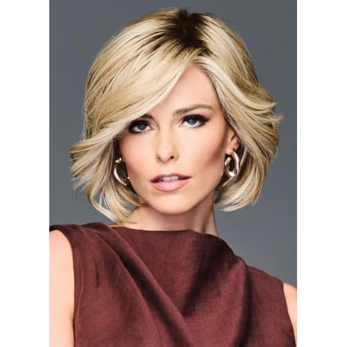 GABOR TREND ALERT Chin-Length Full Volume Bob Boy Cut Wig, Designer Series by Hairuwear, Large Cap Size, GF6-30 Copper Mahogany