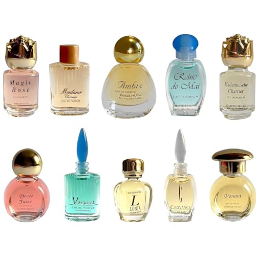 Charrier Parfums 10 Eaux de Parfum Luxurious Gift Box - 57.8 ml - Made in Provence, France