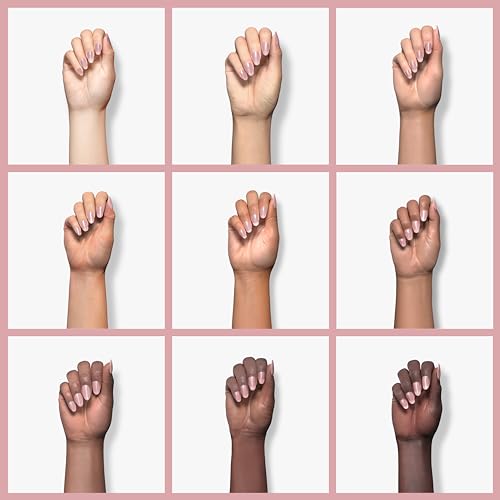 modelones Pink Gel Nail Polish, Jelly Nude Pink Gel Polish French Tip Base Colors Translucent Soak Off U V Soap Nails for Nail Art Manicure at Home 15ML
