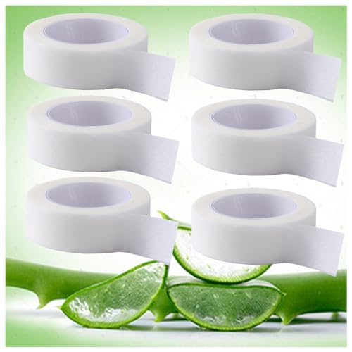 NswfDzkAloe Vera Makeup Tape Eye Shadow Shaping Multi Functional Adhesive Tape for Eyelash Implantation False Eyelash Extension etc¡¼6 volumesWhite¡½