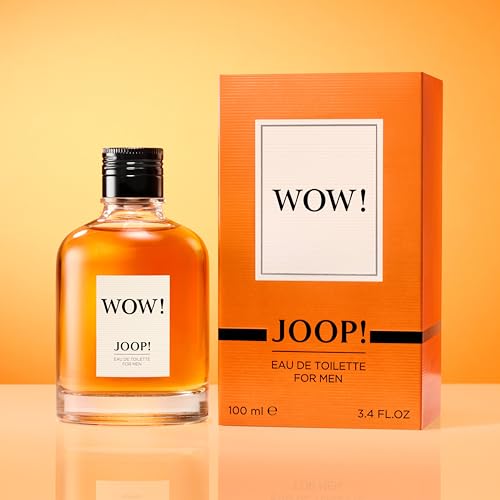 JOOP! Wow! Eau de Toilette ? Woody Men's Cologne ? With Notes of Cardamom, Bergamot, Vetiver & Vanillla ? Luxury Perfumes for Men ? Long Lasting Fragrance ? 3.4 fl oz