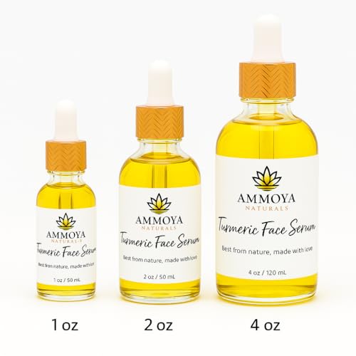 Turmeric Brightening Face Oil ? Lightweight Botanical Oil Blend for Radiant, Nourished Skin for all skin types (4 Ounces)