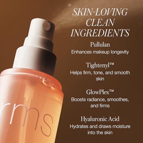 RMS Beauty Radiance Lock Setting Mist ? Hydrating Makeup Setting Spray, Dewy Finish, Long-Lasting Makeup Fixer, Skin Soothing Botanicals, Refreshing Face Mist, 2 fl oz