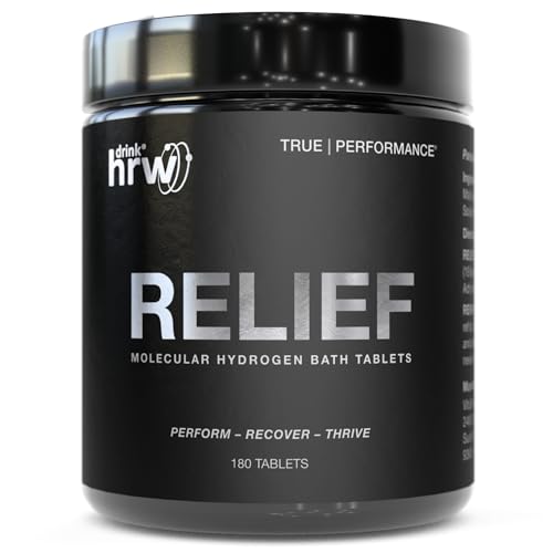 New Relief Hydrogen Bath Bomb Tablets: Relax Muscles, Soothe Discomfort, and Recover Naturally ? Magnesium Hydrogen Soak (180 Tablets)
