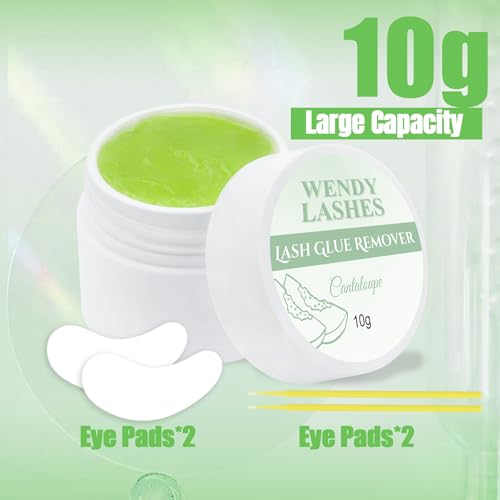Eyelash Extension Remover Lash Remover for Lash Extensions Low Irritation Eyelash Glue Remover Professional Salon Eyelash Adhesive Remover(10g)