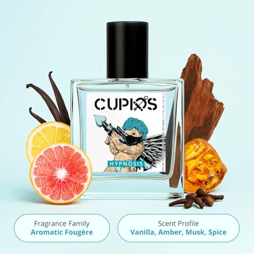 Cupids Original Hypnosis 2.0 Eau de Parfum Pheromone Cologne for Men ? Long-Lasting Fresh Fragrance, 50ml