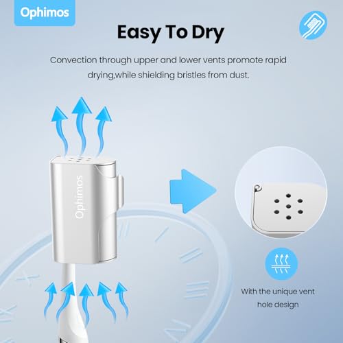Aluminum Alloy Toothbrush Head Cover/Cap/Protector Case,Travel Toothbrush Covers Long-lasting Toothbrush Head Caps for Most Electric/Manual Brushes, 2 Count