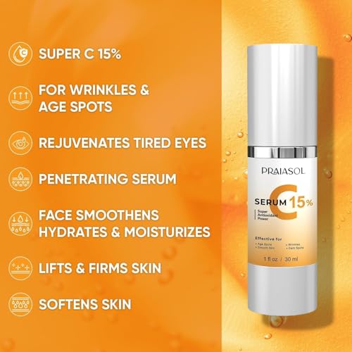 Super Vitamin C Serum for Women Over 70:Glow-Activating Maker Advanced Anti-Aging Formula, Wrinkle Cream for Face, Anti Aging Cream, Hydrates, Softens, Lifts and Firms Super Vitamin C Serum