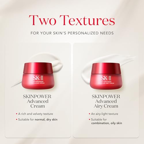 SK-II SKINPOWER Airy Face Cream - Anti Aging Wrinkle Cream for Oily & Dry Skin - Antioxidant-Rich Formula to Help Protect Skin While Improving Firmness & Elasticity