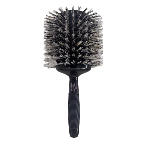 Phillips Brush Luxe Monster Vent 1 Professional Hair Brush (5¡± Diameter Barrel) ? Black & Rose Gold Vented Hairbrush with Nylon Reinforced Boar Hair Bristles, Ergonomic Rubber Grip