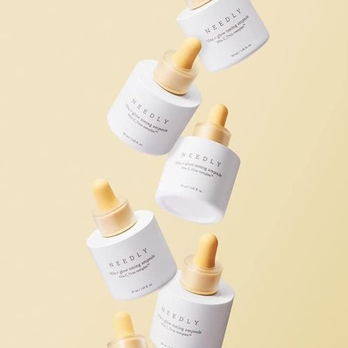 NEEDLY | Vita C Glow Toning Ampoule | Lightweight Brightening Ampoule with Vita C Complex | For Tone Improvement and Moisturizing