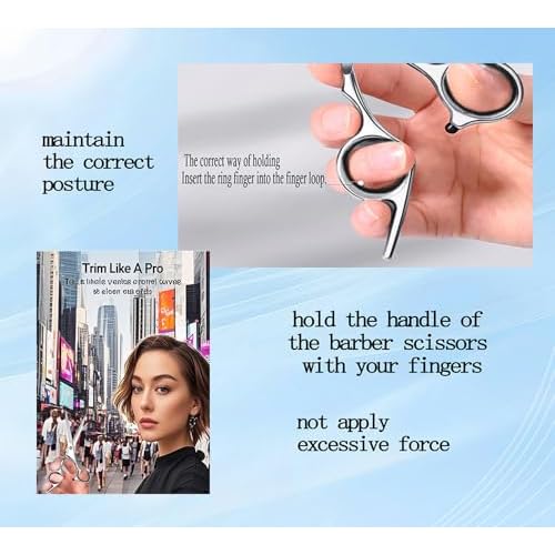 Hair Cutting Scissors, Thinning Shears Kit. Premium Stainless Steel Salon Scissors, Edge Scissor, Razor.for Hairdressing, Salon and Home