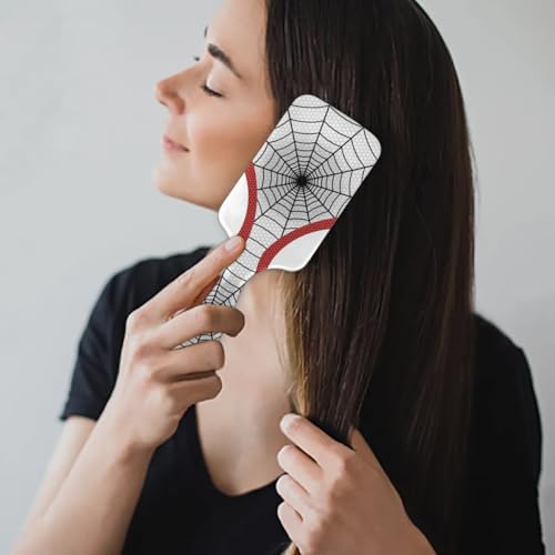 Detangler Hair Brush Hairbrush for Kids Boys Girls, Detangling Brush Smooth for Thin Long Curly Hair, Glide Through Tangles with Ease and Massage Scalp (White Eyes)