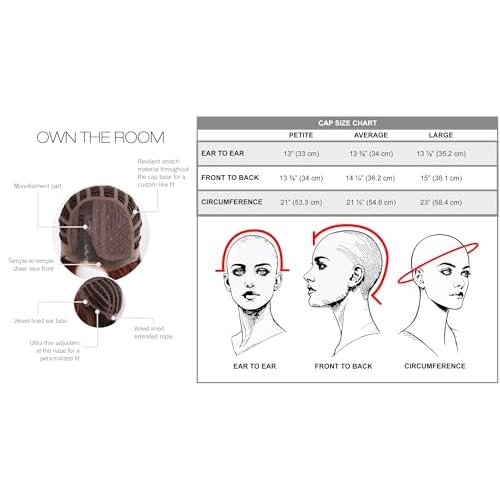 GABOR OWN THE ROOM Long Layered Mid-Length Wig, Easy to Care For Designer Series by Hairuwear, Large Cap Size, GF14-88 Golden Wheat