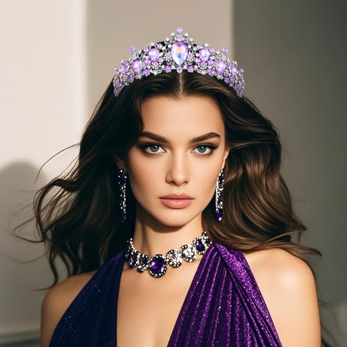 Kamirola Baroque Queen Crown,Rhinestone Wedding Bridal Crown and Tiaras Crystal Headband For Birthday Prom Pageant Party halloween Chrismas (TR05)