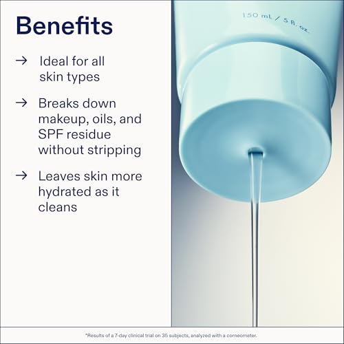 Skinfix Ceramide + Ectoin Gentle Gel Cleanser Mini - 5 oz - Removes Makeup & SPF - Cleanses & Hydrates Skin - Vegan, Cruelty Free
