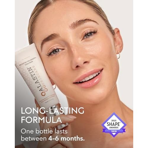 ALASTIN Skincare HydraTint Pro Mineral Sunscreen SPF 36 (3.2 oz) | 2-in-1 Tinted Daily Sunblock Moisturizer for Face & Neck | Fragrance-Free, Water Resistant
