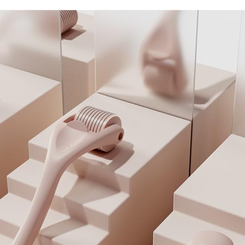 ROSELYNBOUTIQUE Derma Roller for Hair Beard Facial Skin Face 0.3mm 540 Microneedles Cosmetic Beauty Instrument Self-Care Gifts for Men Women