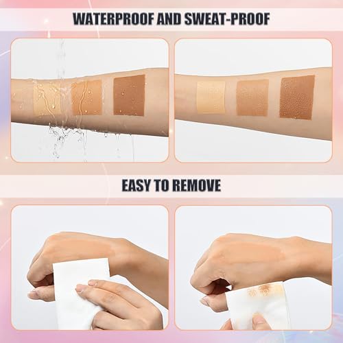 Leg Makeup Waterproof, Smooth Legs, Fade the Skin Color of Legs, Effectively Cover the Scars of Legs and Body, Long-Term Body Foundation Make-up Uniform Skin Skin Beauty Leg Cream