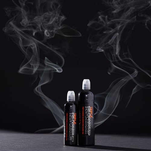World Famous Tattoo Ink - Blackout Black, Ultra-Thin Black Tattoo Ink for Lining, Shading & Portrait Work - Vegan, Cruelty-Free, Professional-Grade Supplies & Equipment