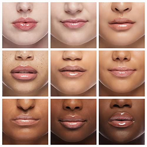 Ruby Kisses Broadway Vita-Lip Clear Lip Gloss (5 Pack Mint, Rosehip, Coconut, Argan Oil, Mango Butter), Ultra-Hydrating & Soothing Formula with Vitamin Oils, High-Shine Non-Sticky Finish Lip Balm