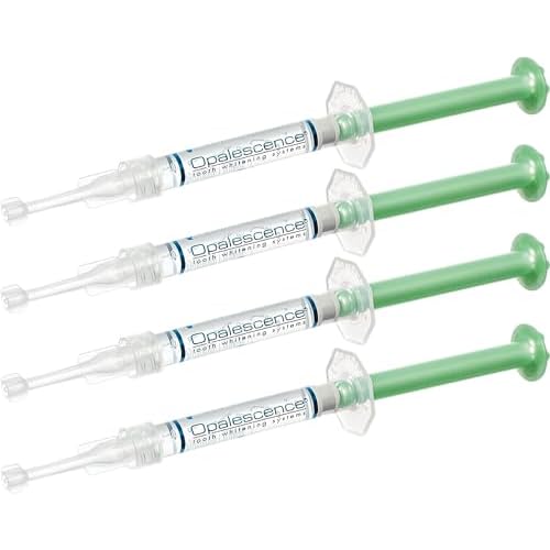 Opalescence 20% Teeth Whitening Refill Kit (4 Syringes) Carbamide Peroxide. Made by Ultradent, in Mint Flavor. Tooth Whitening Refill Syringes - B-5196-4