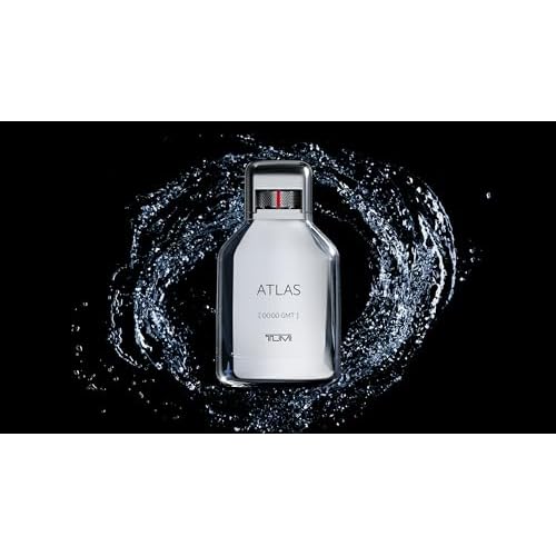 TUMI ATLAS [00:00 GMT] - Bold & Sophisticated Cologne for Men with Citrus Fragrance Notes - 6.7 oz & 1.0 oz Eau de Parfum