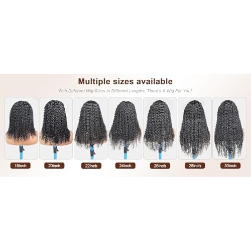V Part Wig Human Hair curly Upgrade U Part Wig for Black Women Kinky curly Glueless Clip In Half Wig No Leave Out Wigs 180% Natural Color 30inch