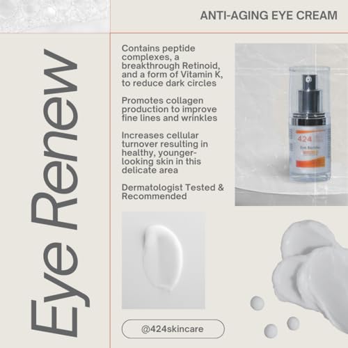 Eye Renew - Dermatologist Tested & Recommended - Clinically Proven Formula .53 fl oz