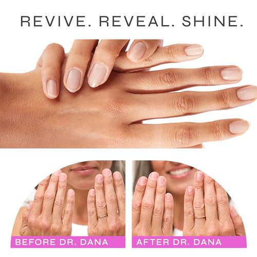 Dr. Dana Nail Repair Kit for Damaged Nails ? Strengthening & Exfoliating Treatment with Glycolic Acid, Nail Primer, Hydrator & Priming Wand for Shiny, Healthy Nails, Halal Certified Nail Care Kit