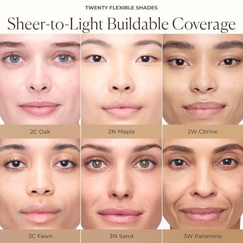 Laura Mercier Tinted Moisturizer Natural Dewy with SPF 30: 24HR+ Hydration, Long Lasting, Sheer to Light, Buildable Coverage, Dewy Finish, Improve Skin Tone and Texture, Skin Tint