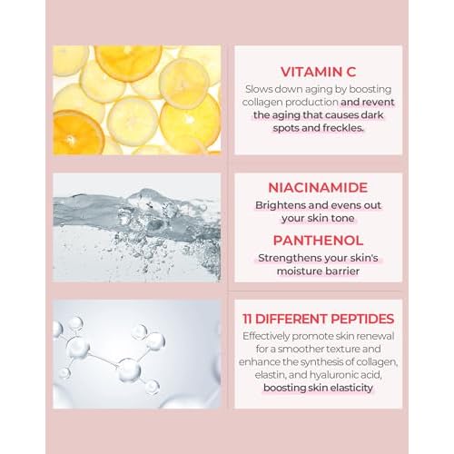 BE THE SKIN Vitavita Circle Zero Eye Cream - Radiance Dark Circle Under Eye Cream with Vitamin B, C, Niacinamide, 11 Peptides - Anti Aging, Wrinkle Reducer, 1.01oz.