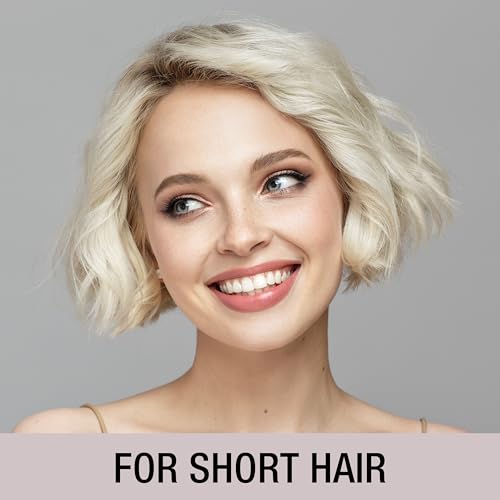 Conair Style & Volumize Metal Round hair brush - Blow Drying brush - Hairbrush for Short Hair Length - Color at random -1 Count