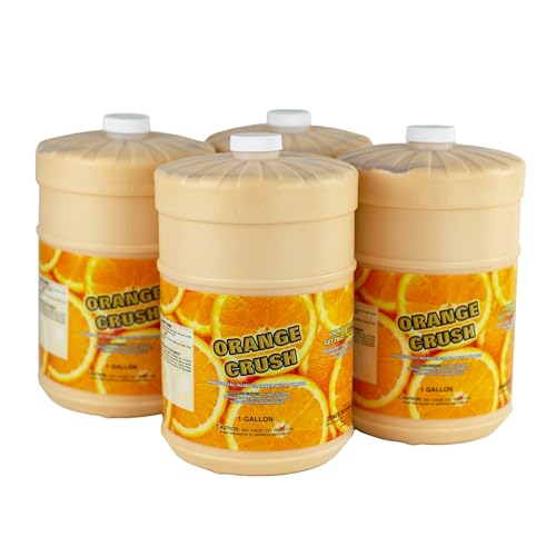 Zenex Orange Crush Hand Soap with Pumice and Skin Conditioners - Industrial Hand Cleaner | Citrus Cr?me Scent | Dissolve Tough Soils | Does Not Dry Out Skin | 1 Gallon (4-Pack)