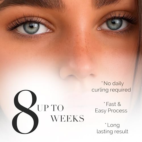 Korean Eyelash Lift Kit - Lash Lamination Kit, Professional Lash Lift Set with Salon Grade Formula, Eyelash Perm Kit for Long-Lasting Curl up to 8 Weeks, Perfect for Lash Tech Gifts