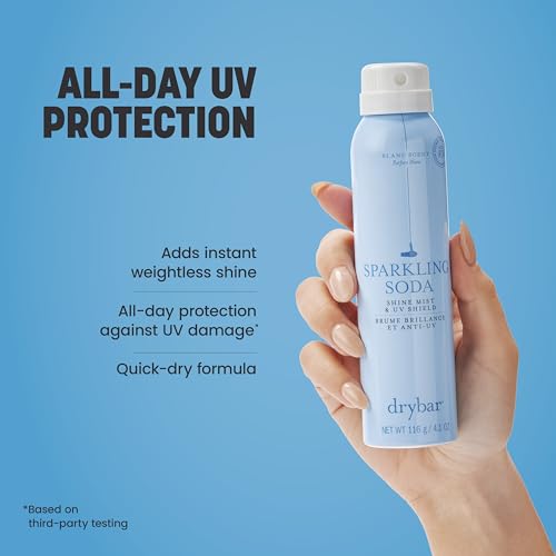 Drybar Sparkling Soda Finishing Spray Collection, Ultra-Fine Mist, Adds Shine to Finished Look