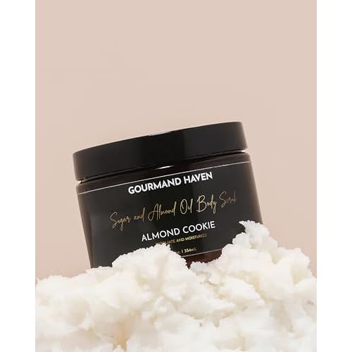 Exfoliating Body Scrub - Sugar Exfoliator - Bath and Shower Products for Women and Men - Exfoliate Dead Skin for Hand, Leg, and Body - 12 Fl Oz